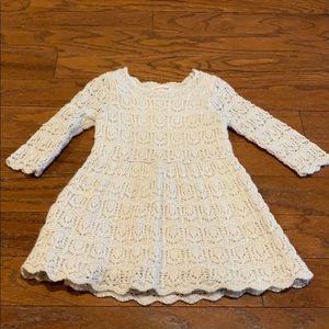 Girls cat and jack sweater dress 2T